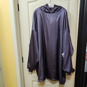 KITSCH GLAZEY SATIN HOODIE